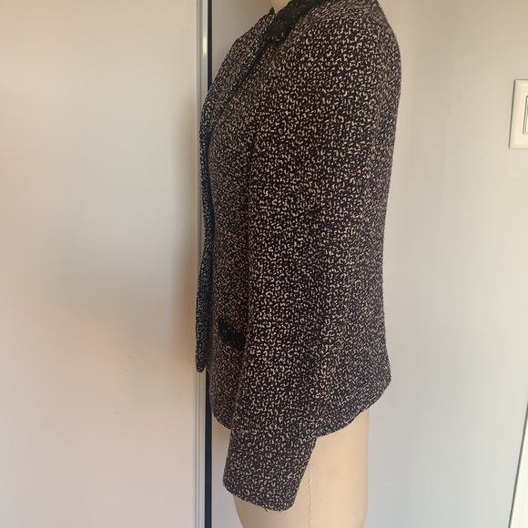 Louis Feraud grey tweed single breasted blazer - Picture 2 of 9